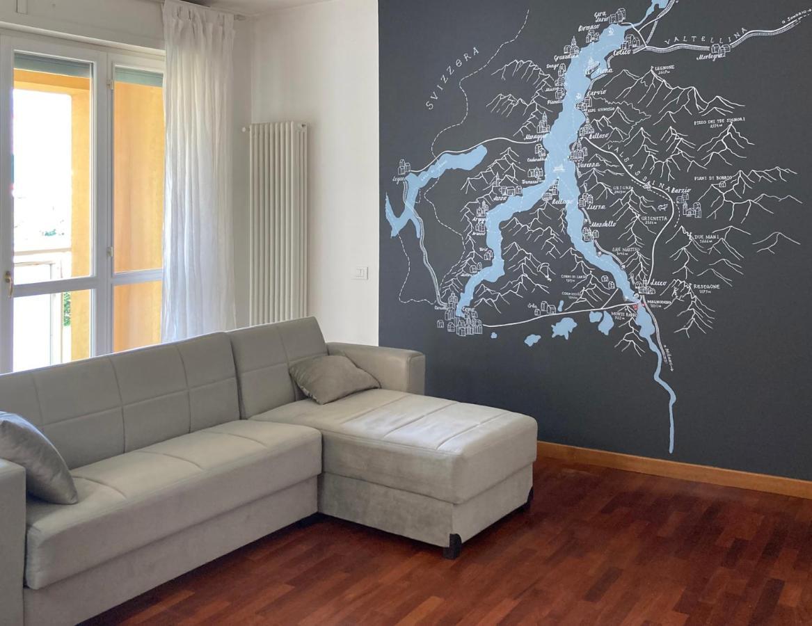 Large Well-Equipped Appartement Near Como Lake Lecco Exterior foto